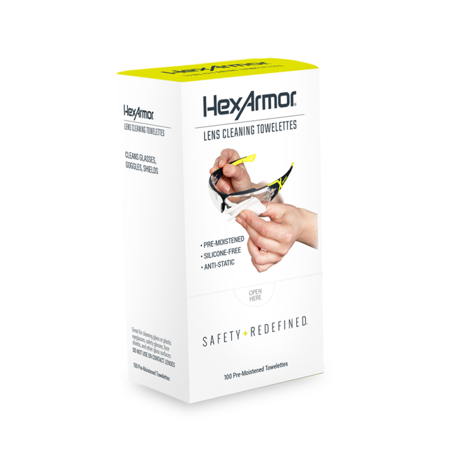 HexArmor Lens Cleaning Wipes & Fluid from Columbia Safety